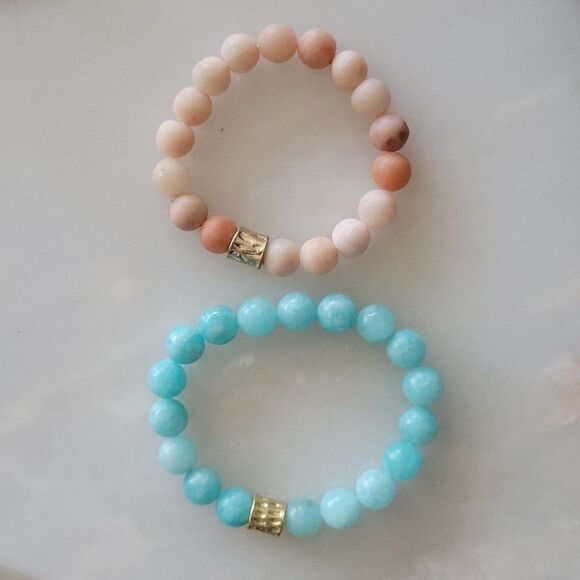 Boho Stone Bead Bracelets - Picture 3 of 3